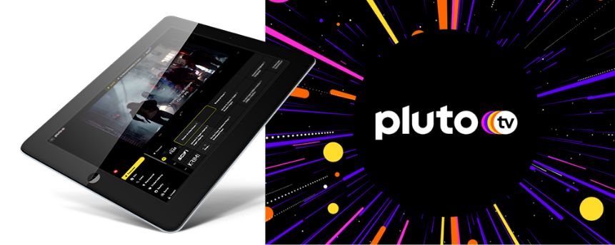 Pluto TV on tablet